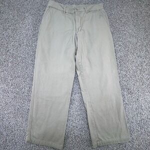 Vintage Patagonia Mens 33x28 Faded Spell Out Box Logo Organic Cotton Chino Pants